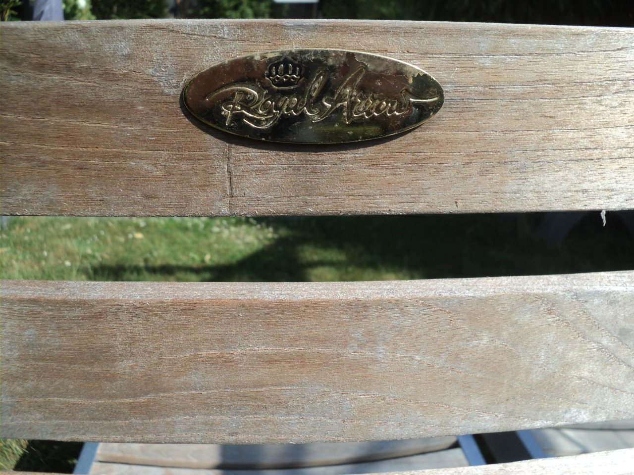 2 indentieke TEAK HOUTEN ligbedden ROYAL ARROW