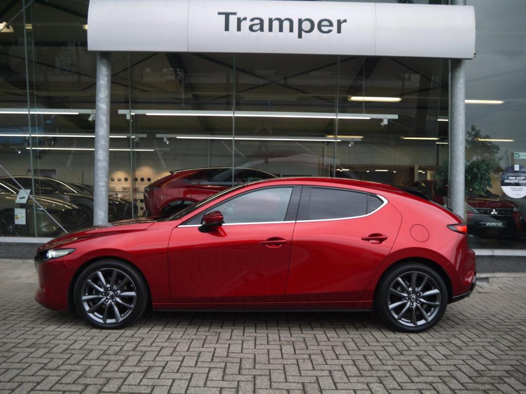 Mazda 3 2.0 e-skyactiv-g m hybrid 122 luxury|rijklaar|trekhaak