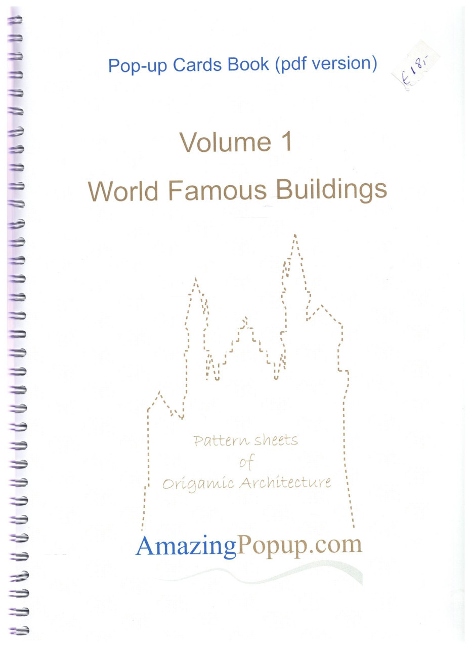 Pop-Up Cards book, World Famous Bulidings