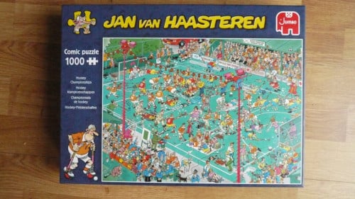 Puzzel van Haasteren Hockey kampioenschappen.