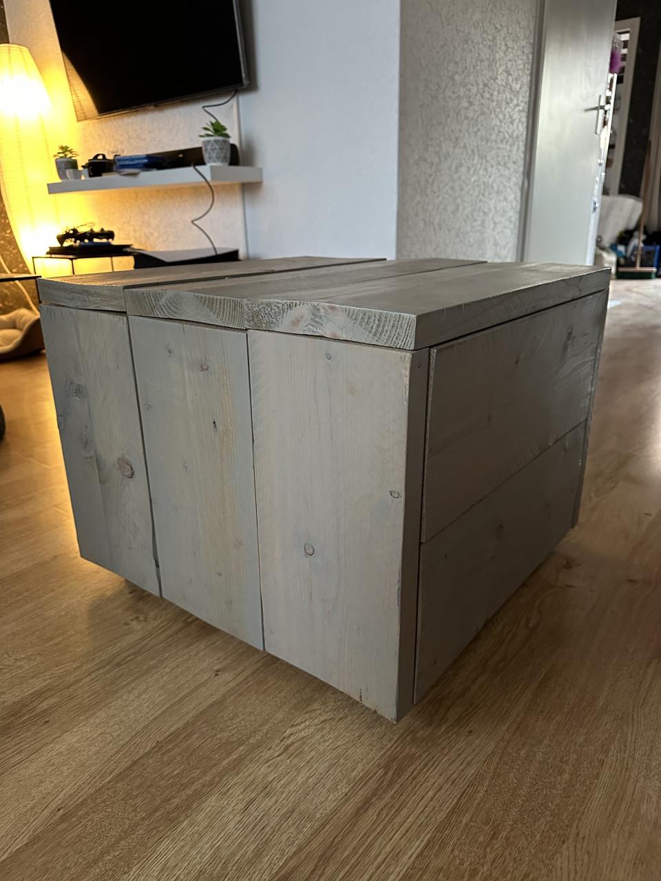 Tafel | blok met wieltjes
