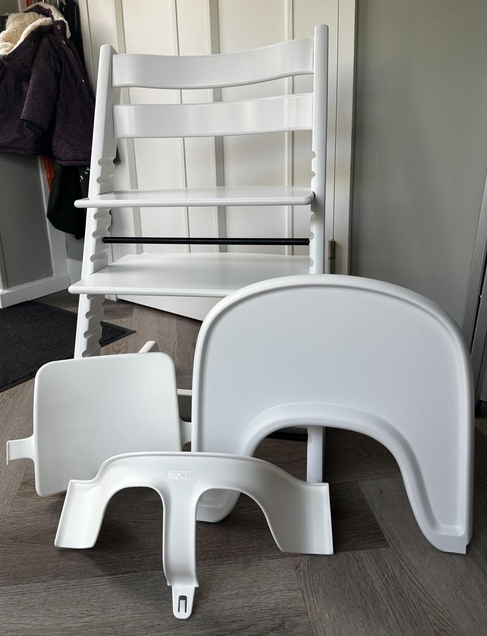 Stokke Tripp Trapp stoel met newbornset en babysit,tray