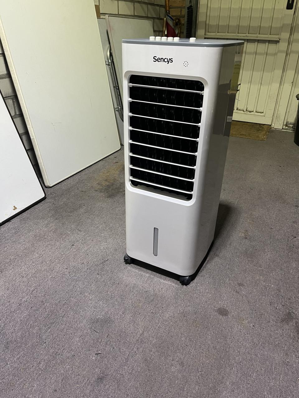 Luchtkoeler Sencys met koelelementen.