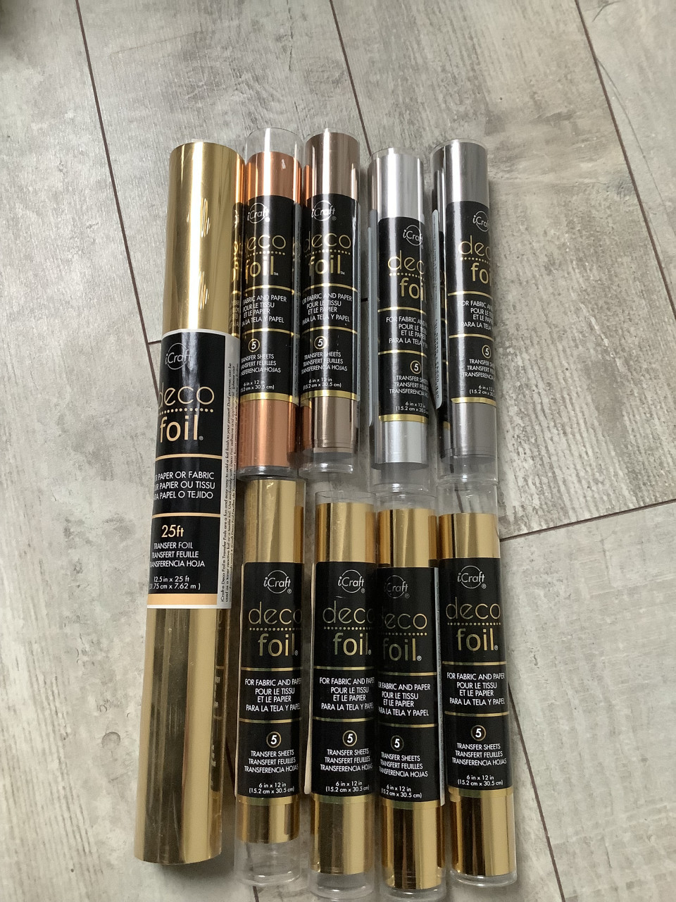 Diverse Icraft decofoil rollen