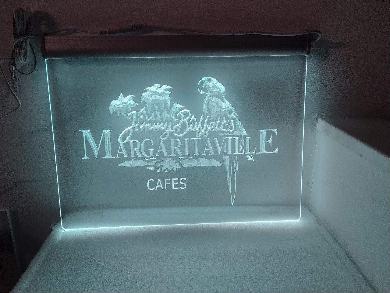 Margaritaville LED bord Jimmy Buffett, nieuw, multicolour