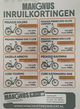 **INRUILKORTINGEN** op diverse modellen !!