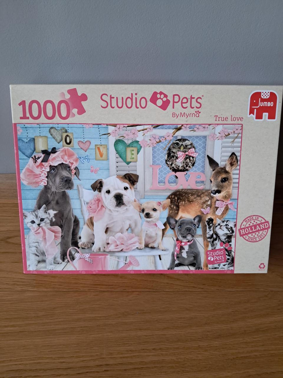Jumbo puzzel Studio Pets 1000 stukjes