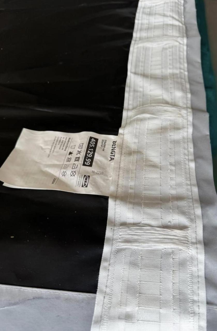 3 stuks nieuw grijs Ikea gordijnen BENGTA