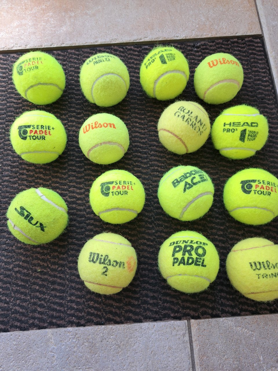 15 Tennisballen