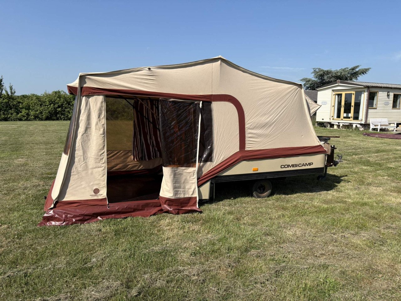 Vintage vouwwagen CombiCamp Easy