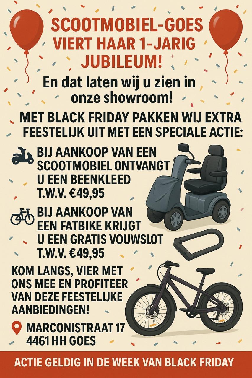Scootmobiel-Goes viert haar jubileum!