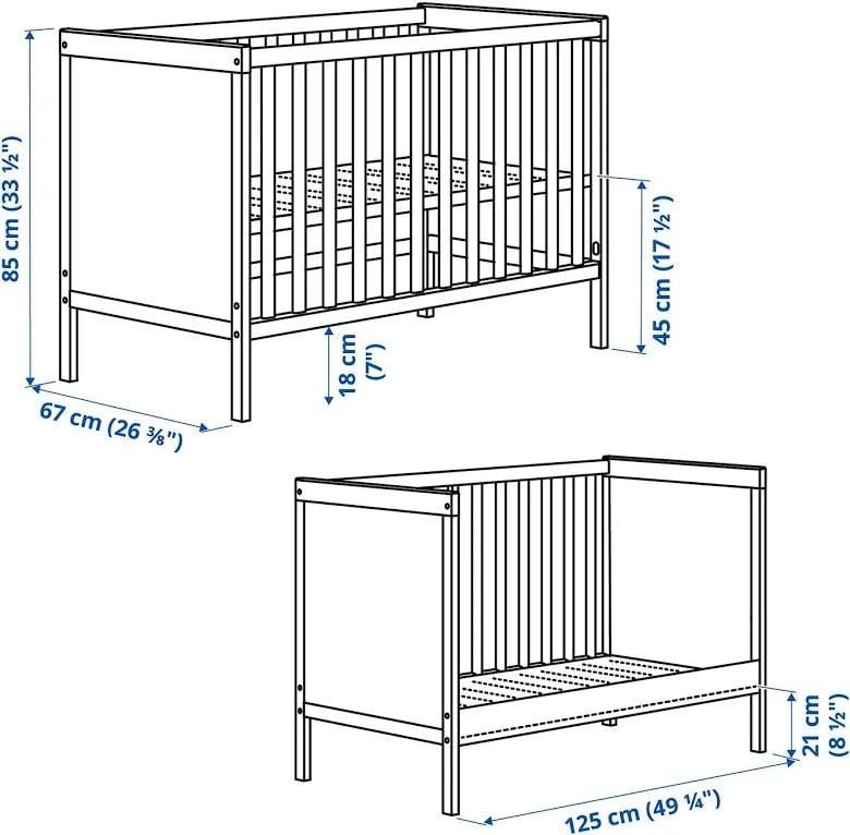 Babybed (sundvik ikea)
