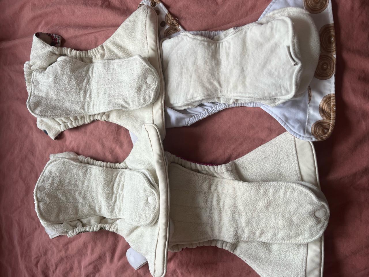 3x Grovia one 1x Bare and Boho wasbare luiers