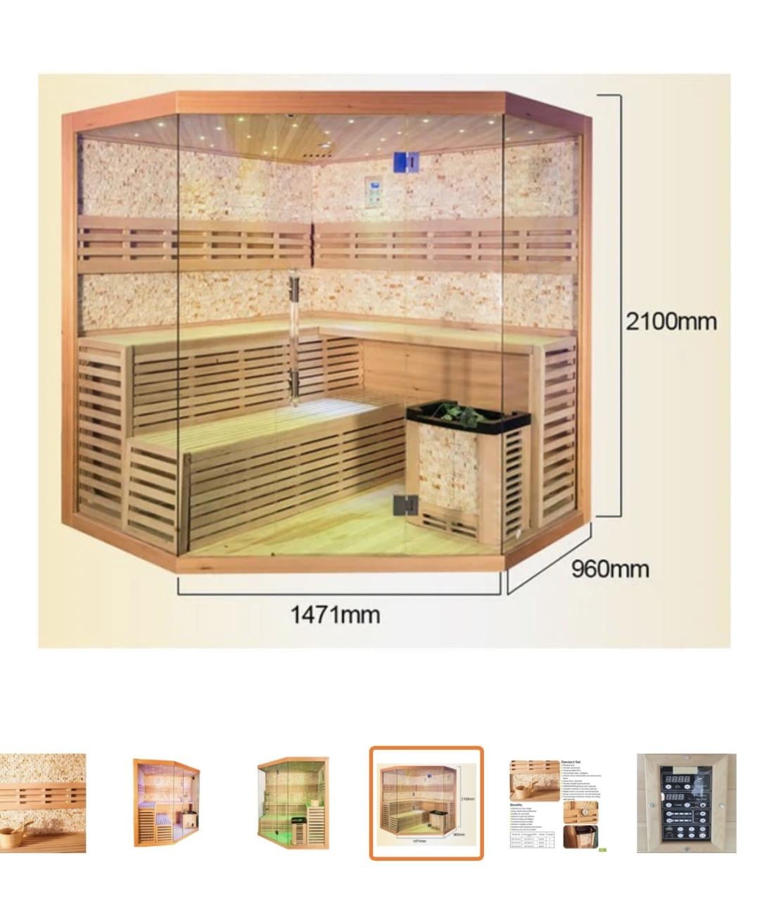 Prachtige ruime sauna!