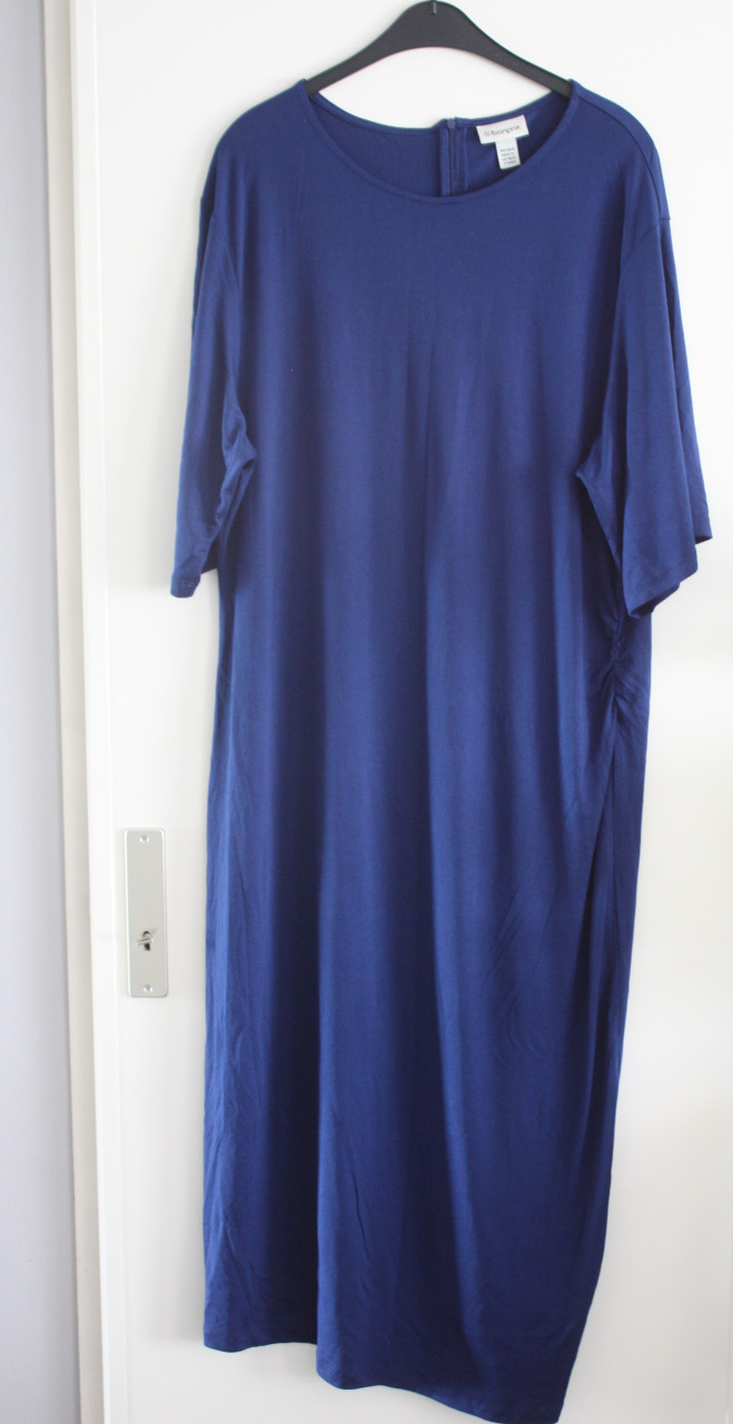 Blauwen jurk  maat 48-50
