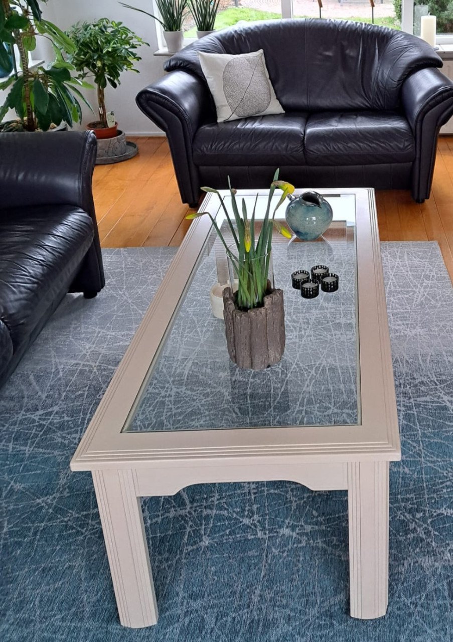 2 banken, salontafel + kast