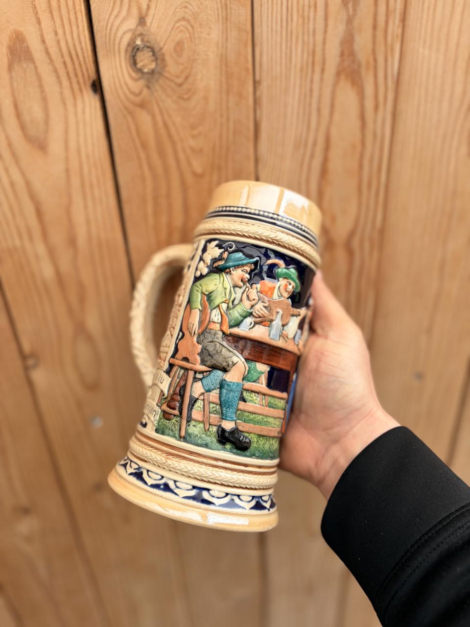 Vintage Duitse bierpul / bierkruik