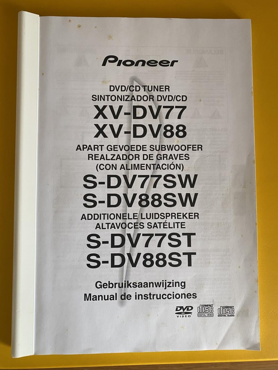 Pioneer DVD/CD/TUNER