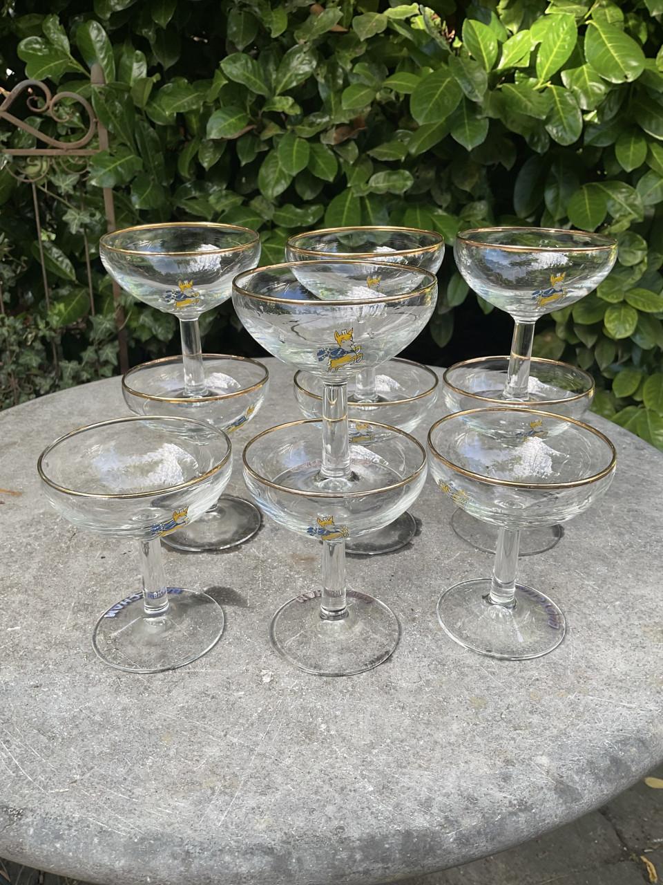 Babycham glazen jaren 60-70