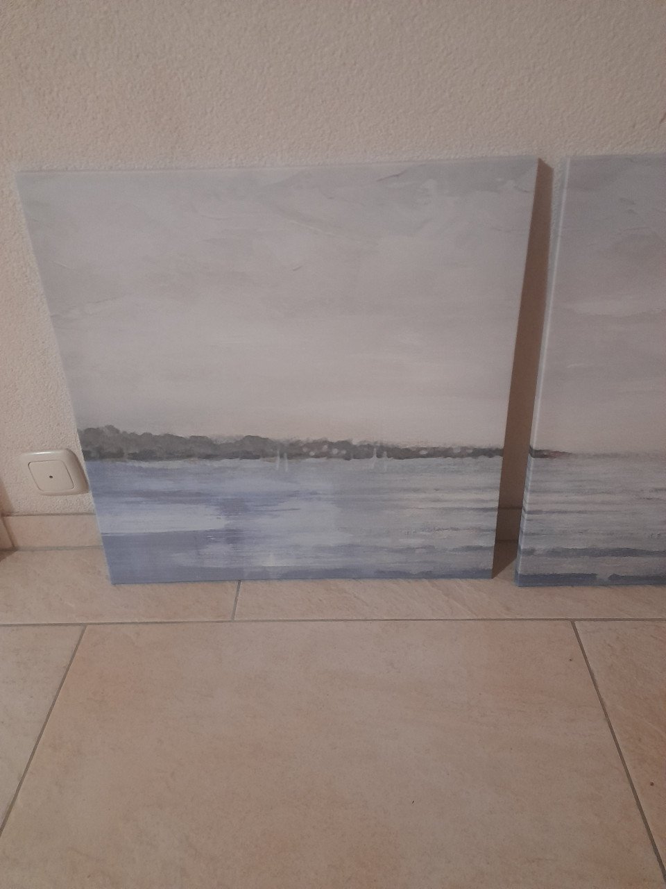 3 canvas schilderijen 56 x 56 (z.g.a.n.)  Per schilderij 56 x 56