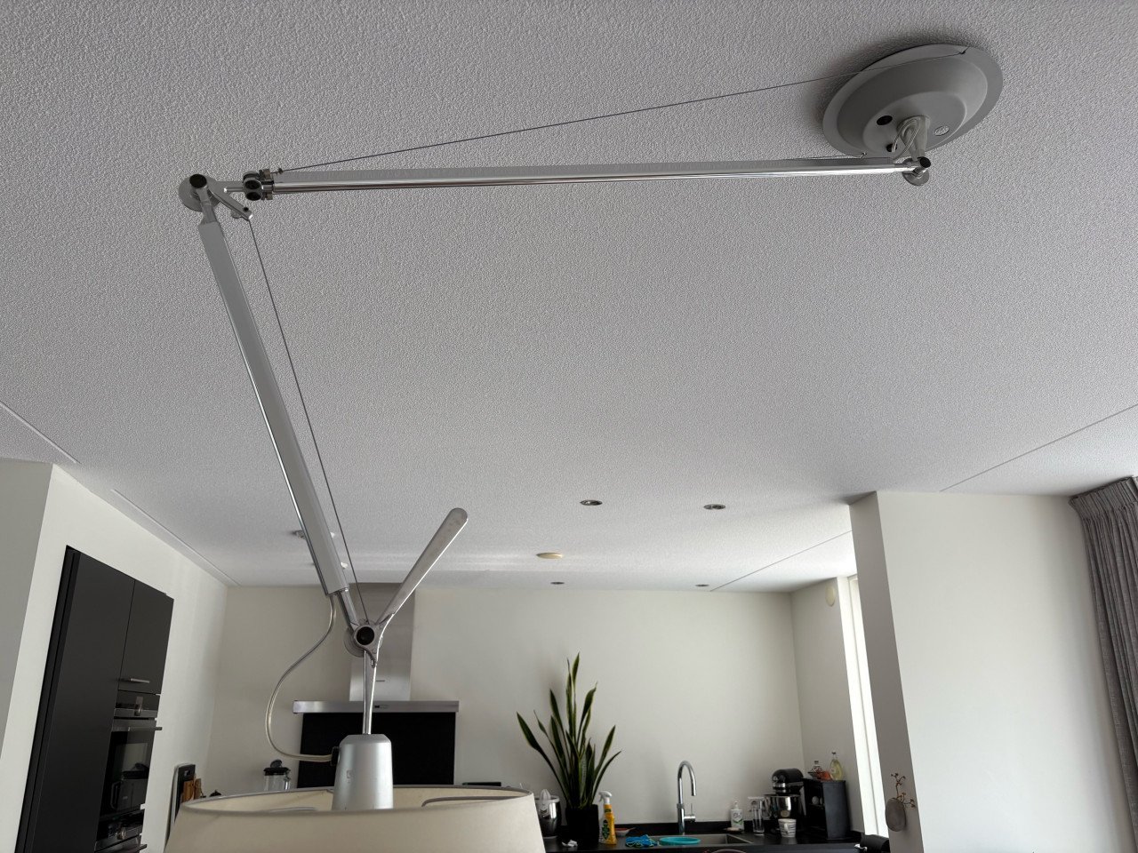 Artemide Tolomeo Decentrata hanglamp 40cm perkament
