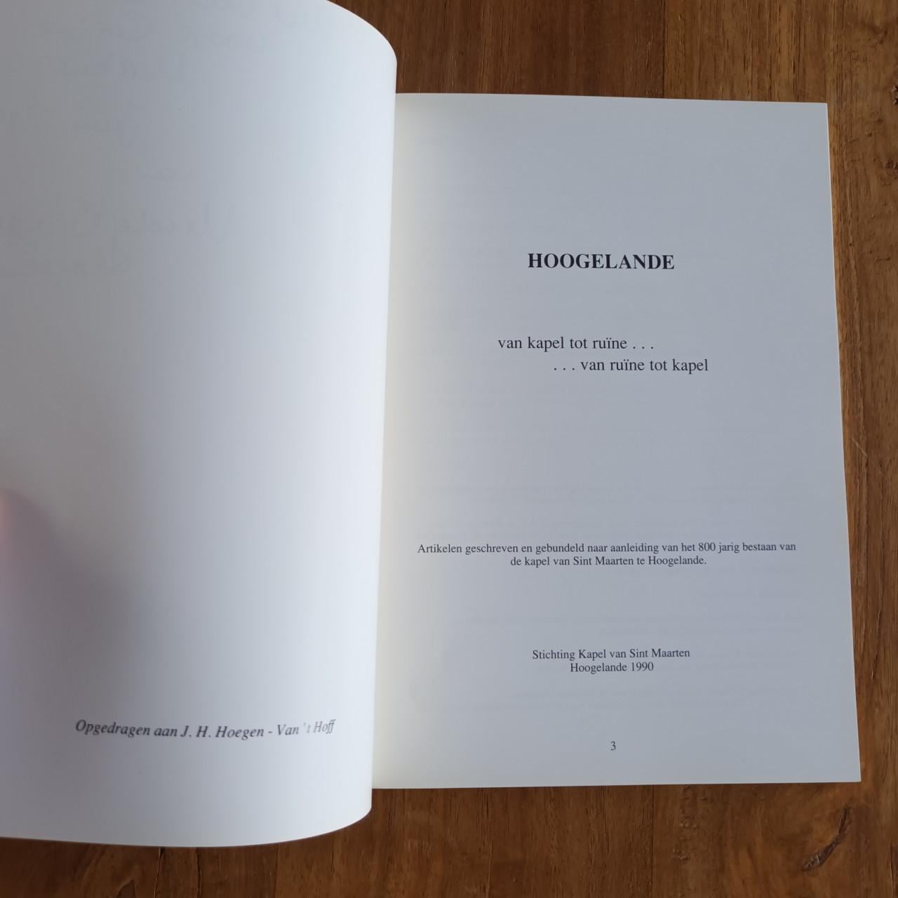 Hoogelande, van kapel tot ruïne-van ruïne tot kapel