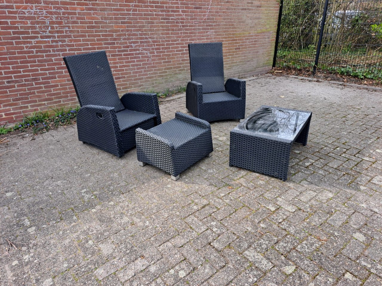 Tuinset - Stoelen met kussen