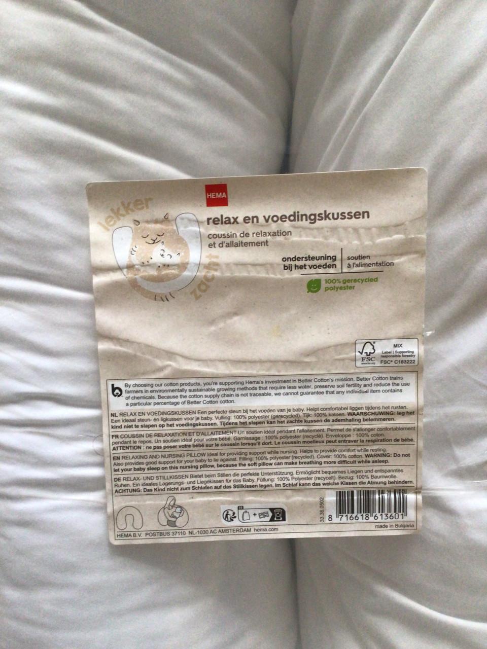 Voedings / relax kussen HEMA