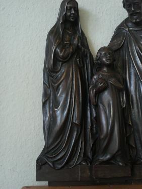 BRONZEN PLAQUETTE SYLVAN NORGA ,BELGIÉ JAREN '20