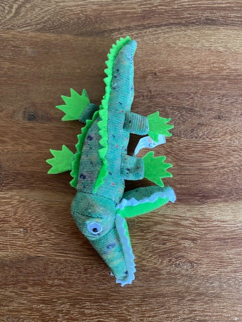 Krokodil vingerpoppetje | uit Krrrrokodil