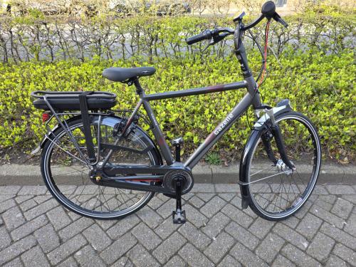 Schitterende Gazelle Deauville elektrische heren fiets met middenmotor