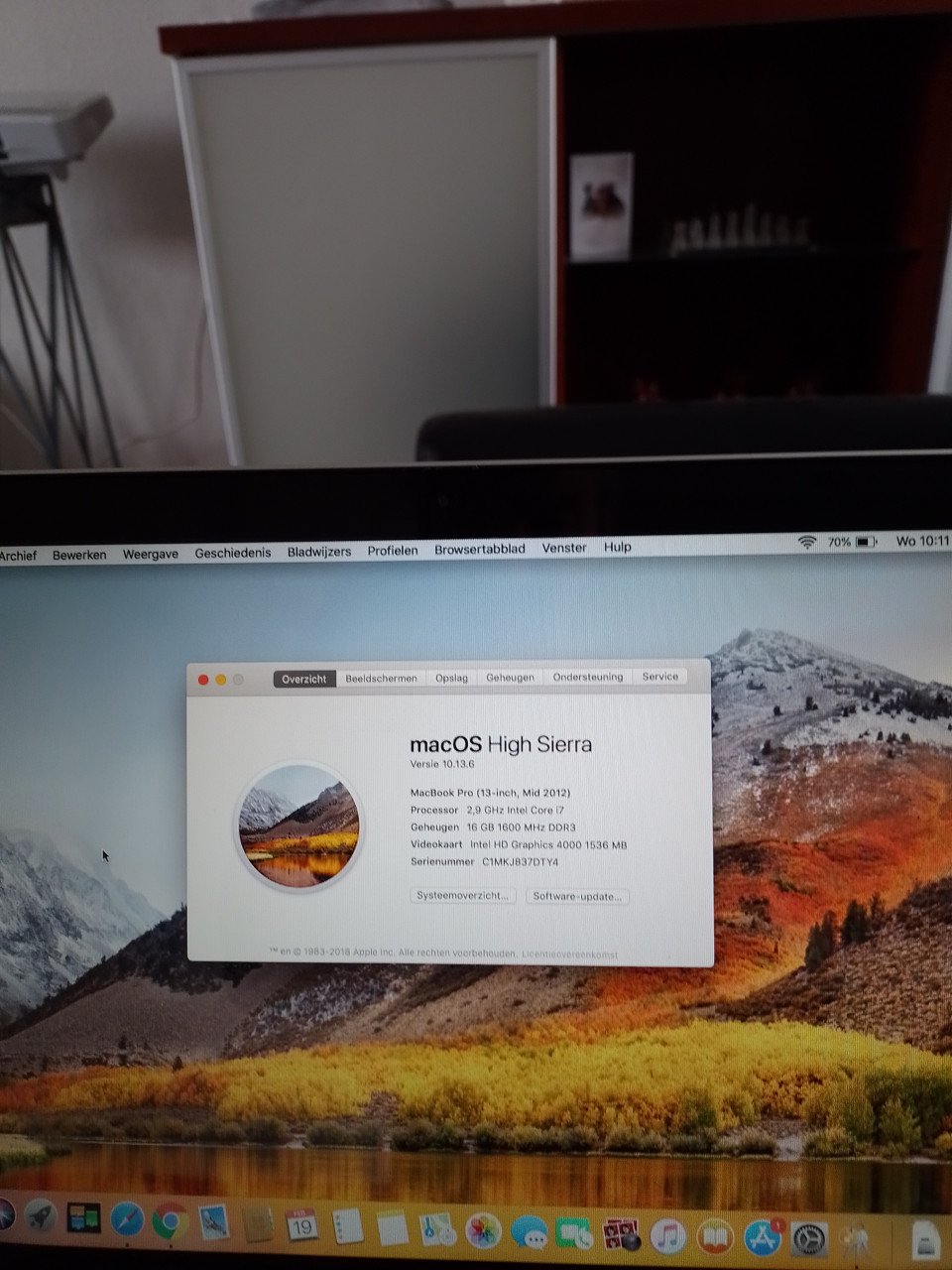 Macbook Pro-i7-750gigaSSD-werk16giga-Wifi-Webcam-Bluetooth-Goede Accu