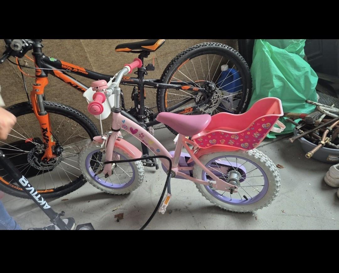 Meisjes fiets 14 inch