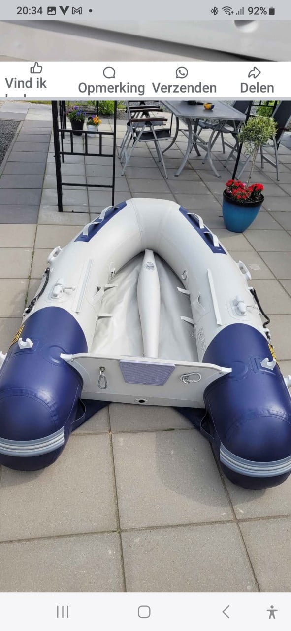 Watersport rubberboot vetus