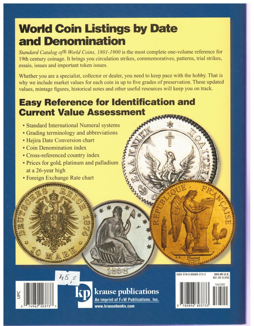 World Coins 1801 - 1900