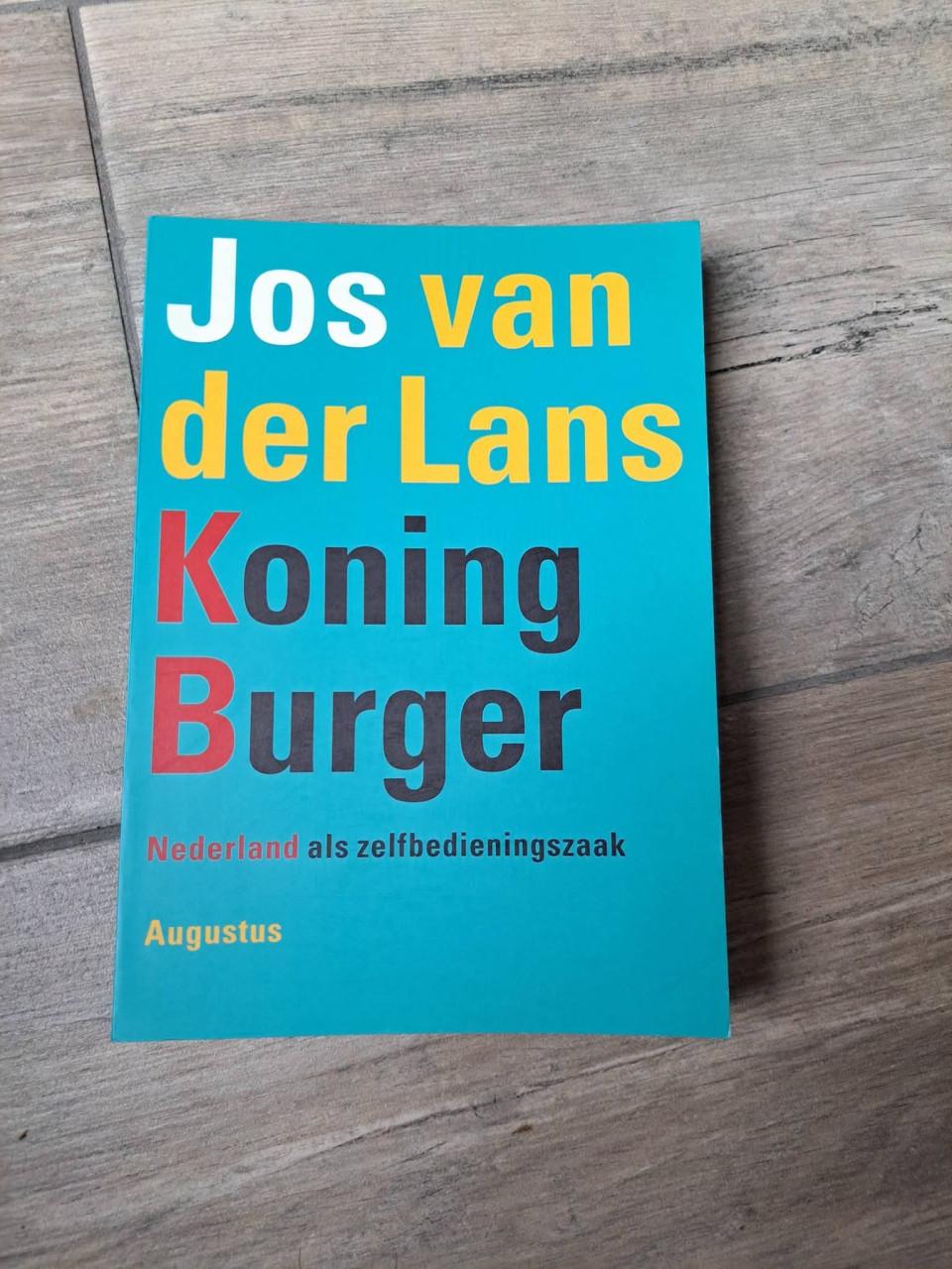 Koningburger van Jos van der Lans 124 pagina's