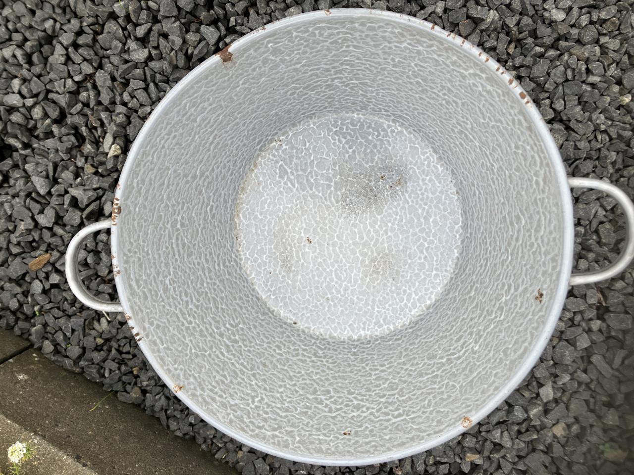 Emaille wasteil / bekken 2st.