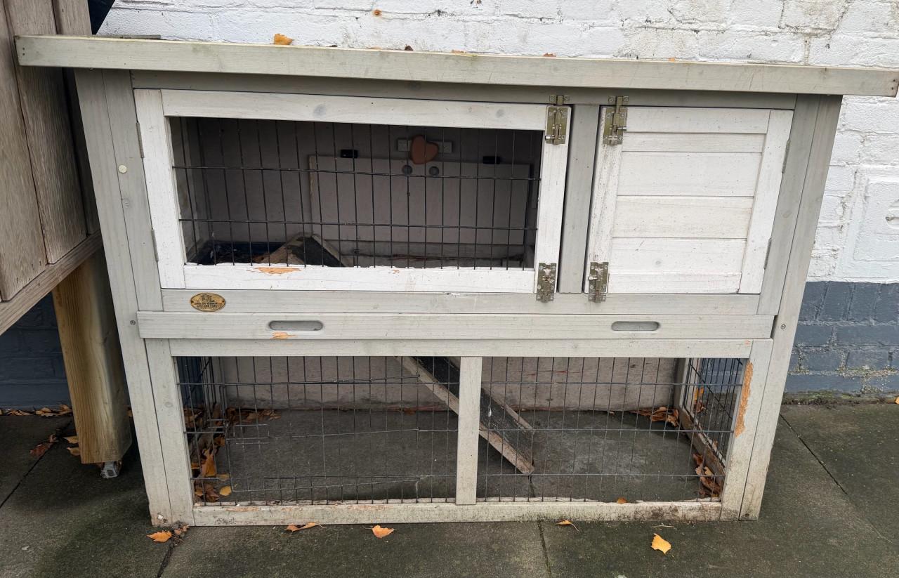 Konijn/cavia hok