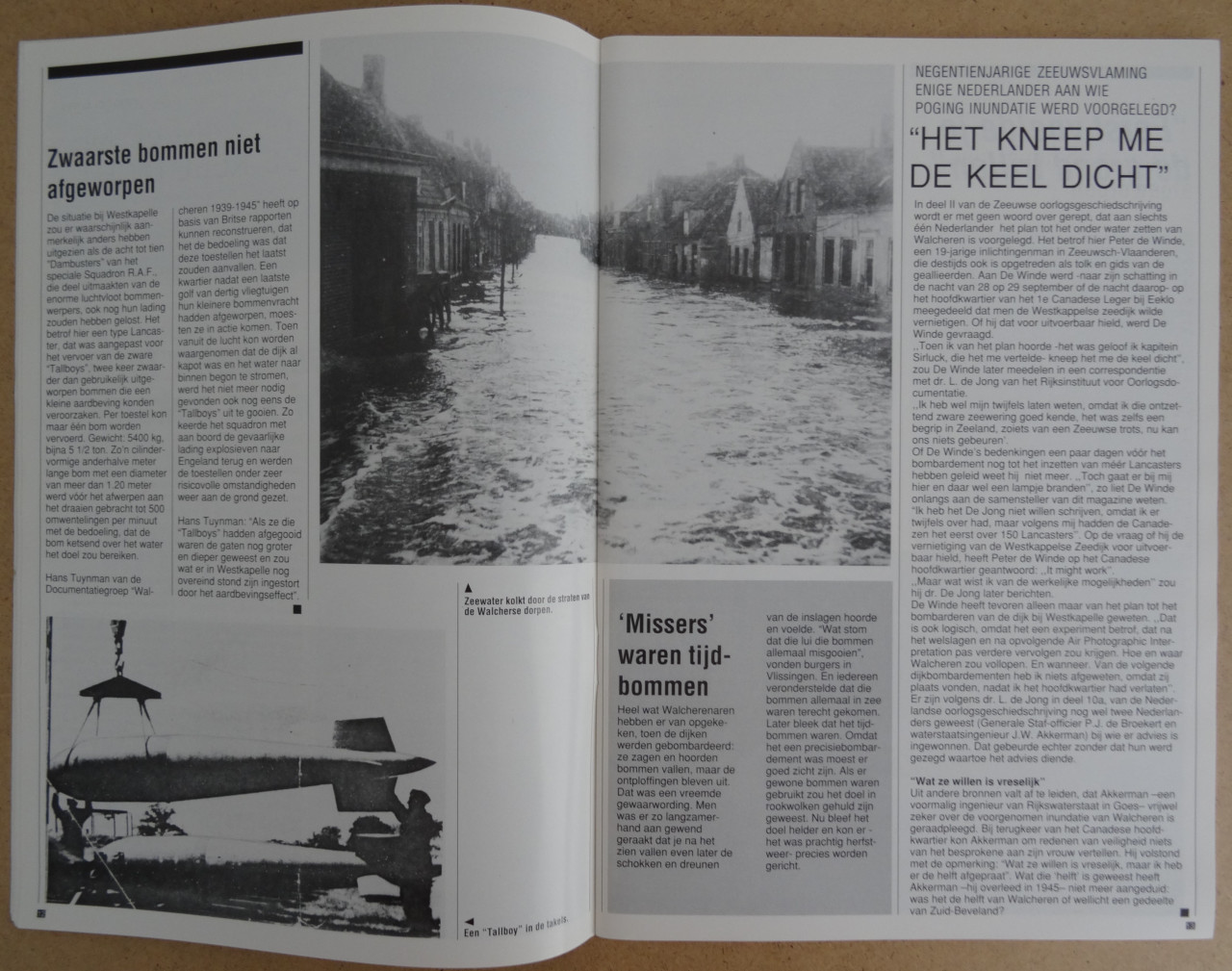 WATER ALS WAPEN - okt 44 - toen Walcheren Zee-land werd