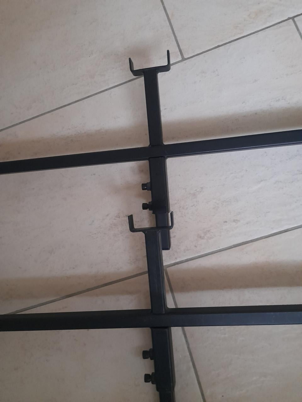 Poten set  voor 2 persoons bed van 140/160/180 breed (verstelbaar) i.g.st.