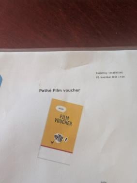 3 Pathe bioscoopkaarten
