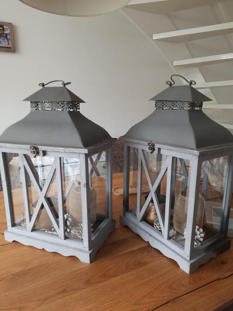 Windlichten, grijs