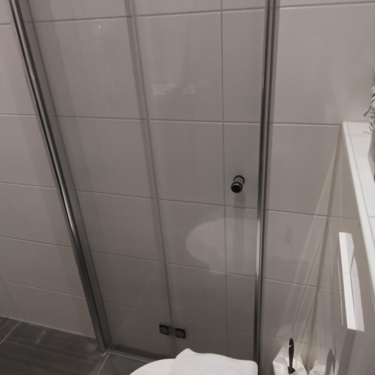 Douchedeur - glas 2-ledig afm. 200x75cm