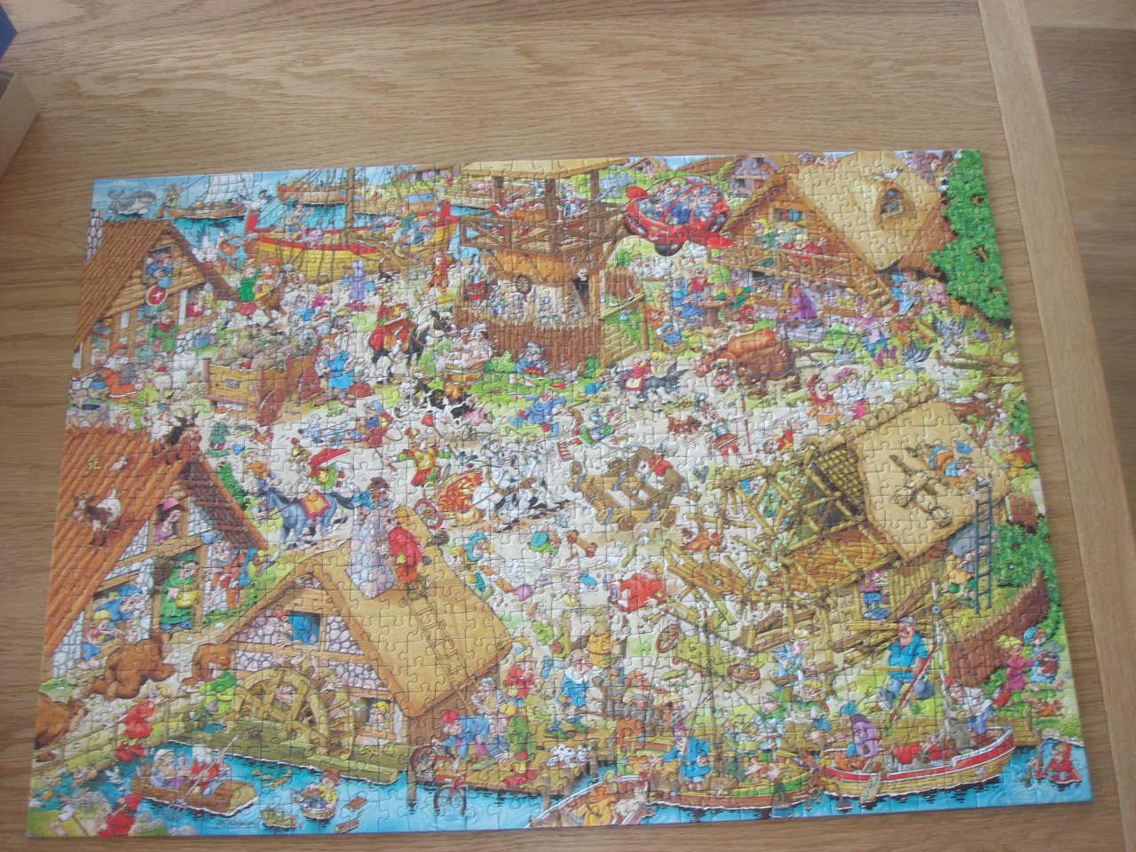Te koop Complete grappige Time Travel puzzel Classical era 1000 Stukjes