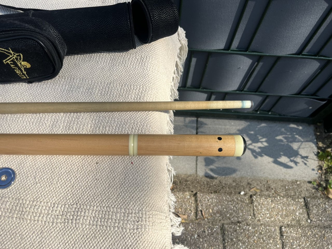 Biljartkeu Homas met Laperti koker