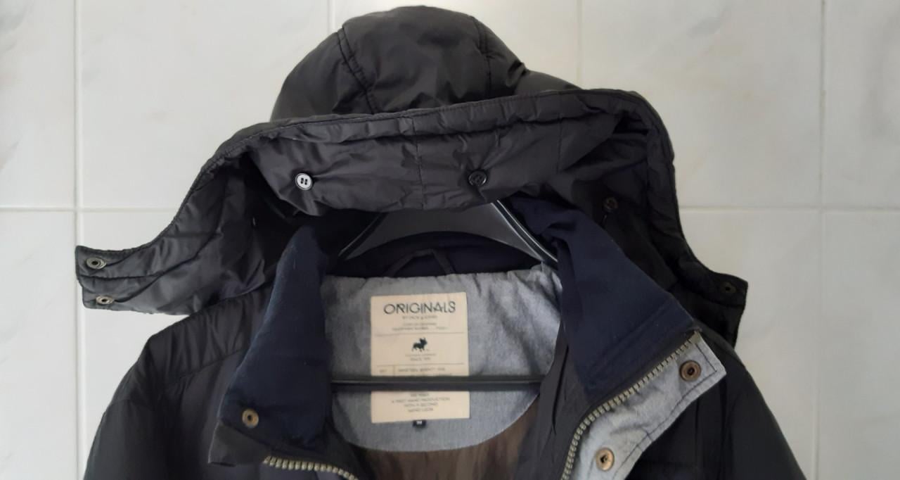 Jack & Jones winterjas met capuchon, heren, maat M
