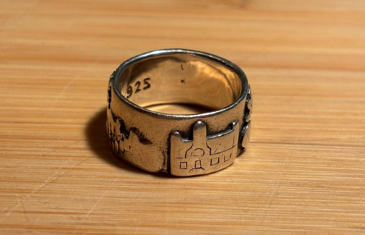 Zilveren ring Domburg