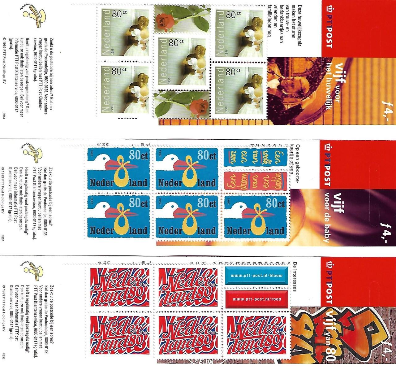 Postzegelboekjes Nederland postfris