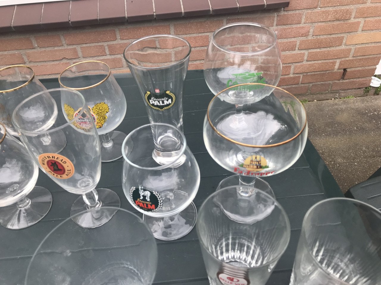 Glazen,bier,limonade,diverse merken