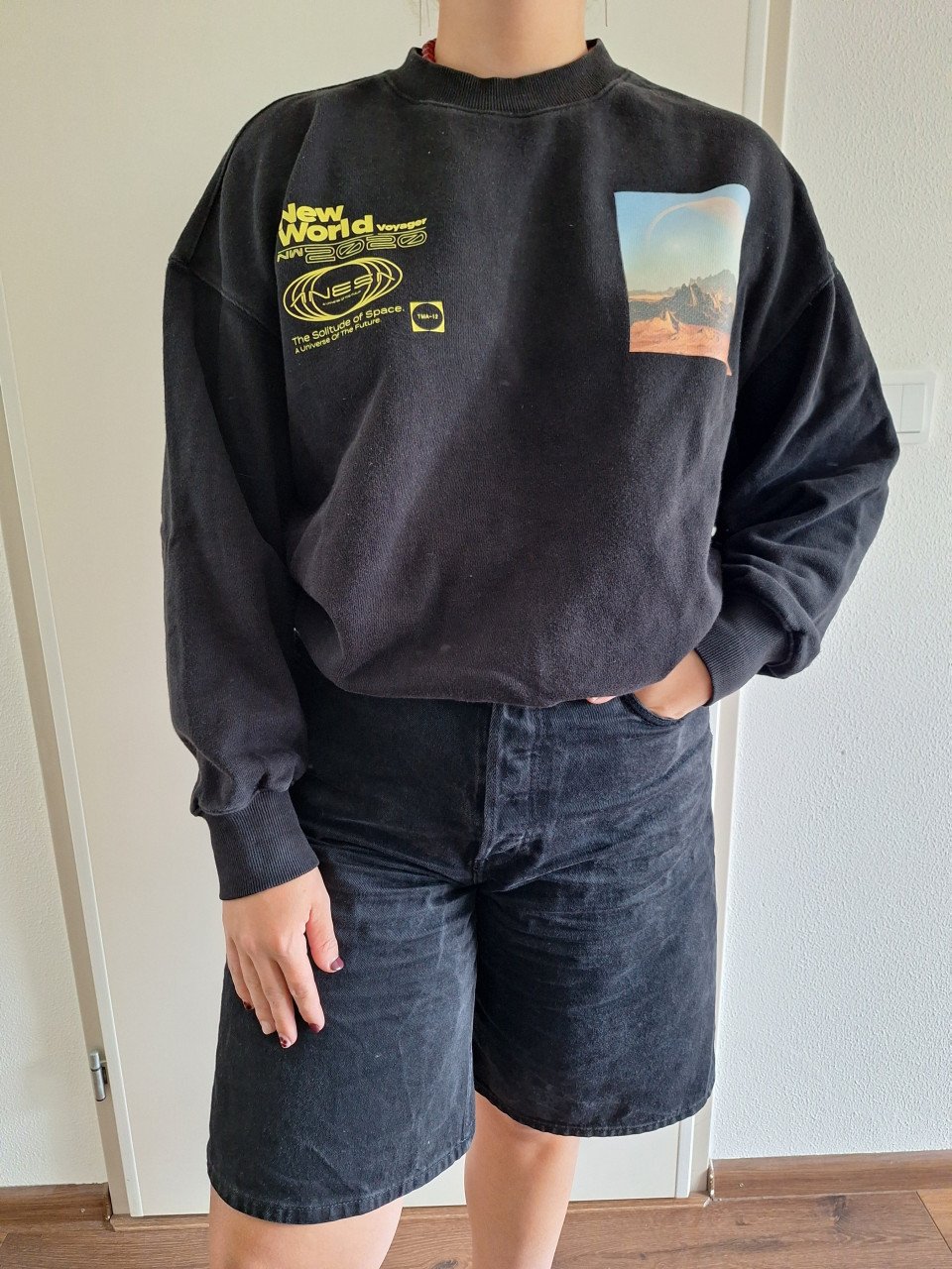 Hoodie of sweater mt. L